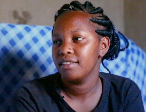 Mercy, a teen mom had to sit for national exams in the ward as her mother closed the only family income-generating business to care for her teenage daughter